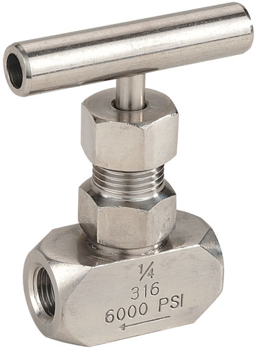 1/4" NPT 316 STAINLESS STEEL NEEDLE VALVE - 2018-6904