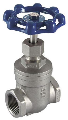 1.1/2" BSP 316 STAINLESS STEEL GATE VALVE - 2018-7019