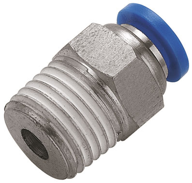 6mm OD x 1/8" BSPT MALE STUD PUSH-IN - 2019-4965