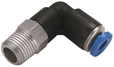 6mm OD x 1/2" BSPT MALE STUD ELBOW - 2046-7172