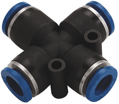 12mm OD EQUAL CROSS PUSH-IN - 2019-9014