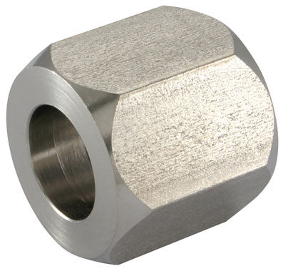 18mm OD x 1.1/16" JIC STAINLESS STEEL TUBE NUT - 201M20U1116