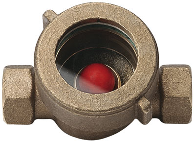 1" BSP FEMALE BRONZE SIGHT GLASS INDICATOR - 2021-1355