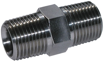 3/8" x 3/8" BSPT MALE HEX 316 STAINLESTAINLESS STEEL STEEL - 2025-1740