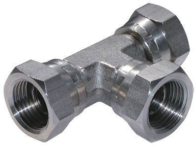 1/4" BSP EQUAL FEMALE SW TEE 316 STAINLESTAINLESS STEEL STEEL - 2025-2250