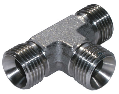 1/4" BSPP MALE EQUAL TEE 316 STAINLESTAINLESS STEEL STEEL - 2025-2326