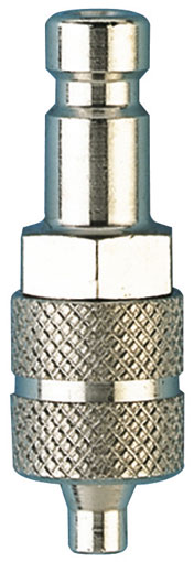 3mm x 4mm HOSE PLUG BRASS NICKEL - 20SFKO04MXN