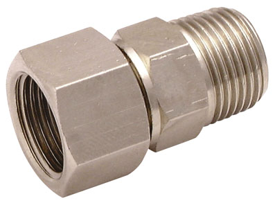 1/8" BSPT EQUAL SWIVEL CONNECTOR - 2110-18