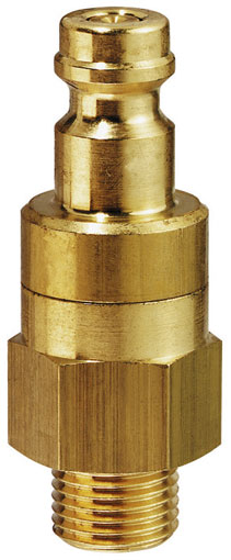 1/8" BSPP MALE PLUG DS BRASS - 21SBAW10MPX