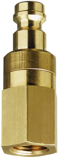 1/8" BSPP FEMALE PLUG DS BRASS - 21SBIW10MPX