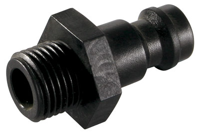 1/4" BSP MALE PLUG DELRIN - 21SFAW13DXX