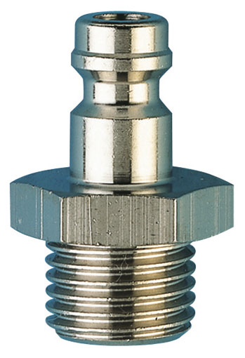 1/8" BSP MALE PLUG NICKEL PLATED - 21SFAW10MXN