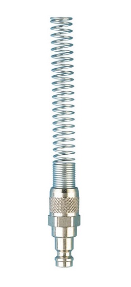 4mm x 6mm SPRING GUARD PLUG NICKEL PLATED - 21SFKK06MXN