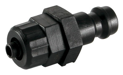 6mm x 4mm HOSE CONNECTOR PLUG DELRIN - 21SFKO06DXX