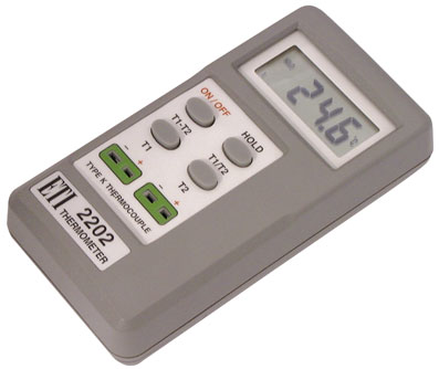 ETI 2202 HAND HELD THERMOMETER - DISCONTINUED - 221-222