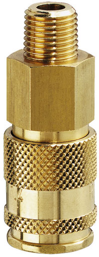 3/8" BSPT MALE COUPLING DS BRASS - 25KBAK17BPX