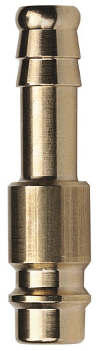 9mm HOSE TAIL PLUG BRASS UNPLATED - 25SFTF09MXX