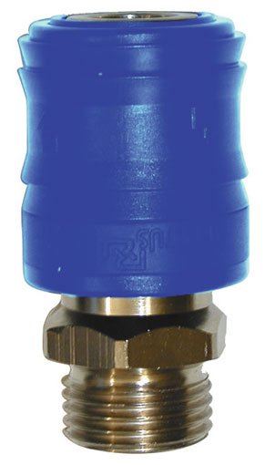 3/8" BSPP MALE COUPLING SELF VENTING - 26KEAW17MPN