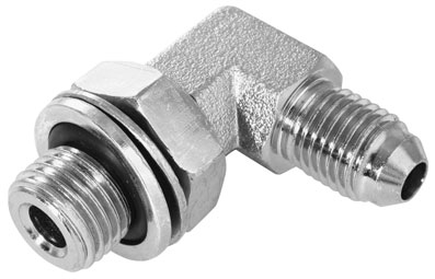 3/4" JIC x 1/2" BSP MALE x MALE 90 POS.ELBOW - 27074FDPOS