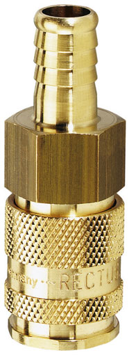 10mm HOSE TAIL COUPLING D.S. BRASS - 27KBTF10BPX