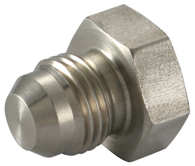 16mm OD x 7/8" UNF STAINLESS STEEL BLANKING PLUG - 299M16