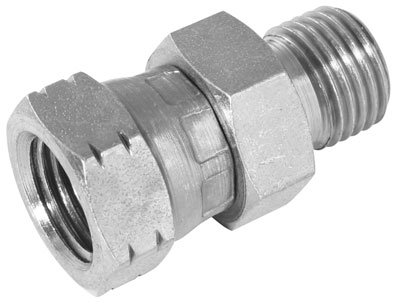 1/4" BSP x 1/4" NPSM MALE x FEMALE SWIVEL ADAPTOR - 31427