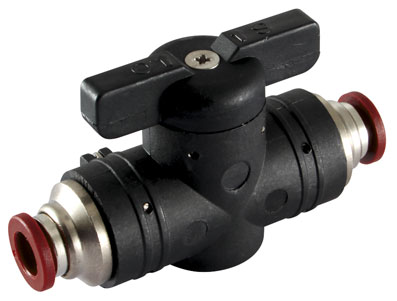 6mm PUSH-IN BALL VALVE - 351.01.06.06