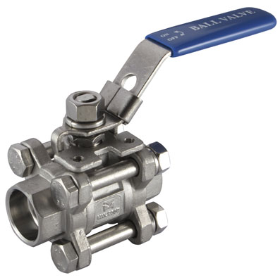 2" SOCK/WELD BALL VALVE "316" 3PC - 3SW-2