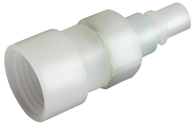 1/2" BSP FEMALE PVDF PLUG - 48SBIW21FVX