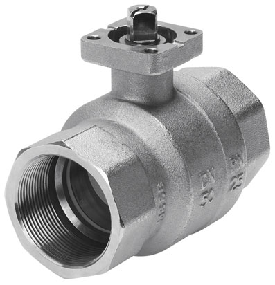1/4" ISO 5211 MOUNT BRASS SCREWED BALL VALVE - 534302