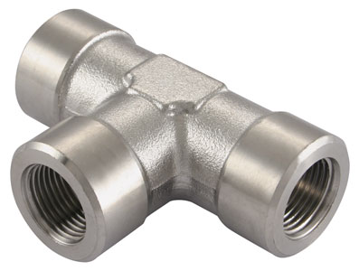 3/4" NPT FEMALE EQUAL TEE STAINLESS STEEL 316 - 607FN34