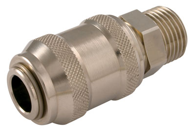 1/4" BSPT MALE COUPLING "60" SERIES - 60KAAK13MPN