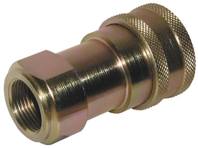 1/4" BSP FEMALE COUPLING STEEL "61" SERIES - 61C4-4RP