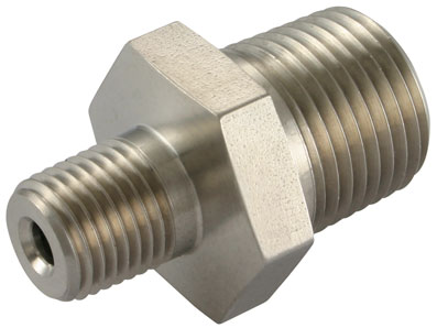 1/2" X 1/4" NPT MALE NIPPLE STAINLESS STEEL 316 - 639N1214