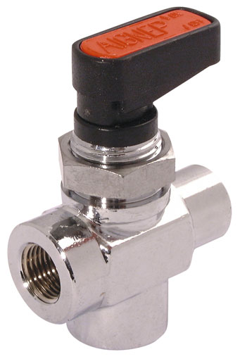 L PORT MINI BALL VALVE - 3/8" - 6700-3/8