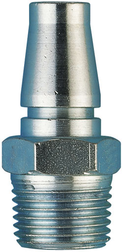 3/8" BSPT MALE HEAVY DUTY PLUG "SCHRADER" - 68SFAK17SXN