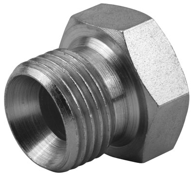 1/8" BSPP MALE CONED 60 DEGREE PLUG STEEL - 6BC02