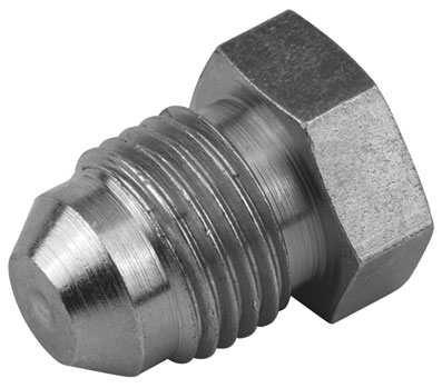 7/16" JIC MALE SOLID PLUG STEEL - 6J07