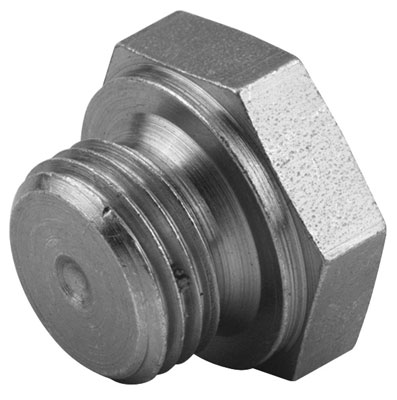 20mm x 1.5mm MALE SOLID PLUG STEEL - 6M20