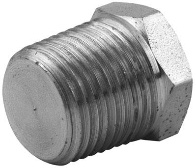 1.1/2" NPTF MALE SOLID PLUG STEEL - 6N24