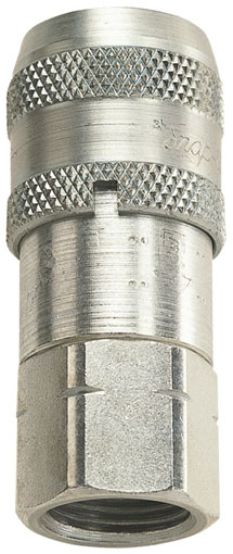 1/4" BSP FEMALE COUPLING STEEL "71" SERIES - 71-3C4-4RP