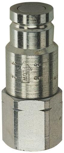 1/4" BSP FEMALE PLUG STEEL "71" SERIES - 71-3N4-4RP