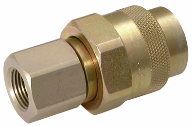 1/4" NPT FEMALE COUPLING STEEL 76 SERIES - 76C4-4F