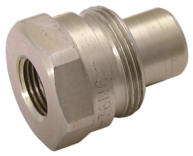 1/4" BSP FEMALE PLUG STEEL 76 SERIES - 76N4-4RP