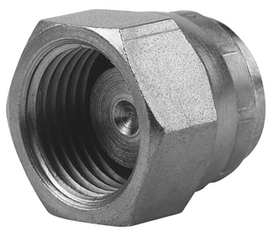 1" BSP SWIVEL STEEL BLANKING CAP - 7BSBC16