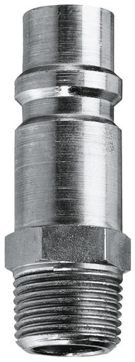 1/2" BSPT MALE PLUG STEEL NICKEL/PLATED - 83SFAK21SXG