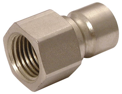 1/4" BSP FEMALE PLUG STEEL NICKEL PLATED - 87SFIW13SXN