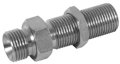 1/4" x 1/4" BSP MALE BULKHEAD & LOCKNUT - 8BPX0404