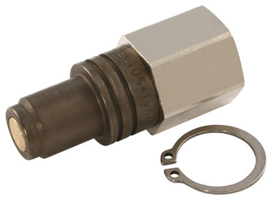 VALVED PLUG 1/2" BSP FEMALE - 93SLIW21SVN