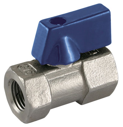 3/8" BSPP FEMALE x FEMALEEM MINI BALL VALVE 316 - 980-3/8